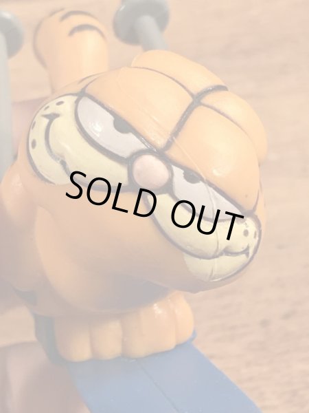 スキーのガーフィールドのビンテージPVCフィギュア