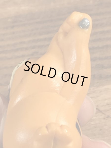 ゴルフのガーフィールドのヴィンテージPVC製フィギュア