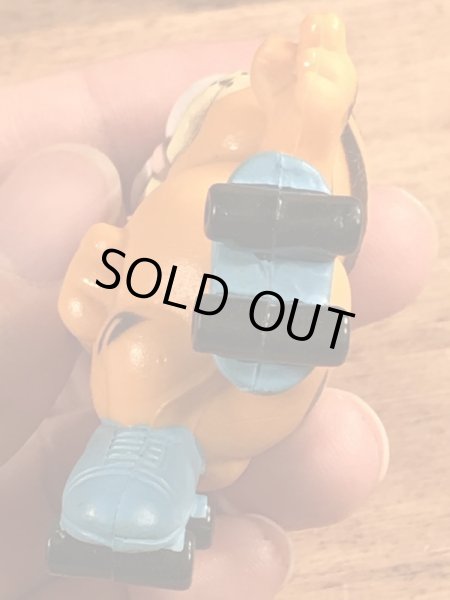 ローラースケートのガーフィールドのヴィンテージPVC製フィギュア