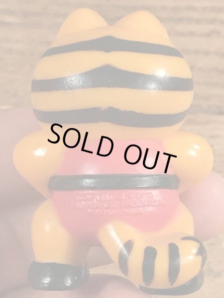 レスリングのガーフィールドのビンテージPVCフィギュア