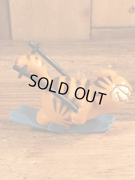 スキーのガーフィールドのビンテージPVCフィギュア