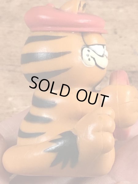 ドライバーのガーフィールドのヴィンテージPVC製フィギュア