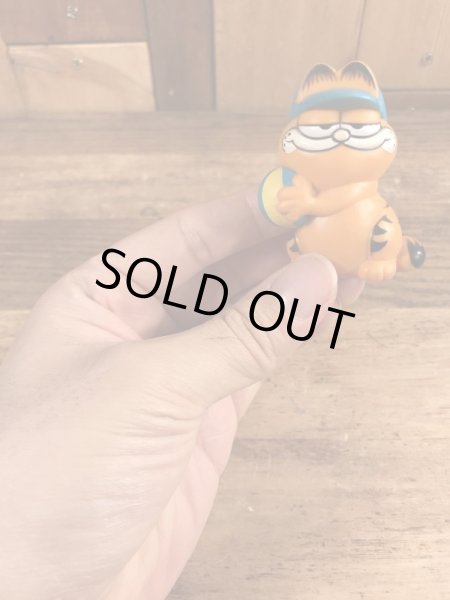 ビーチバレーのガーフィールドのビンテージPVCフィギュア