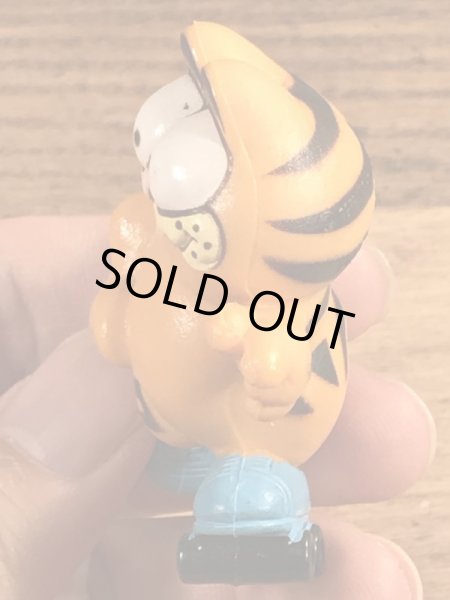 ローラースケートのガーフィールドのビンテージPVCフィギュア