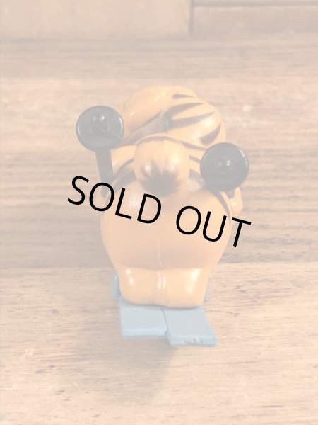 スキーのガーフィールドのヴィンテージPVC製フィギュア