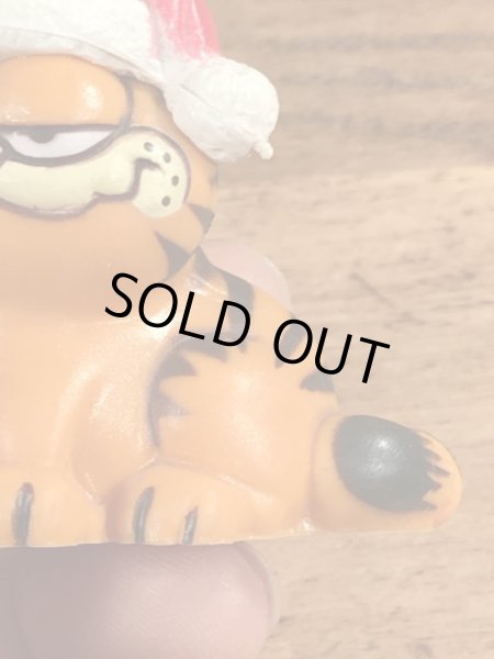 クリスマスのガーフィールドのヴィンテージPVC製フィギュア