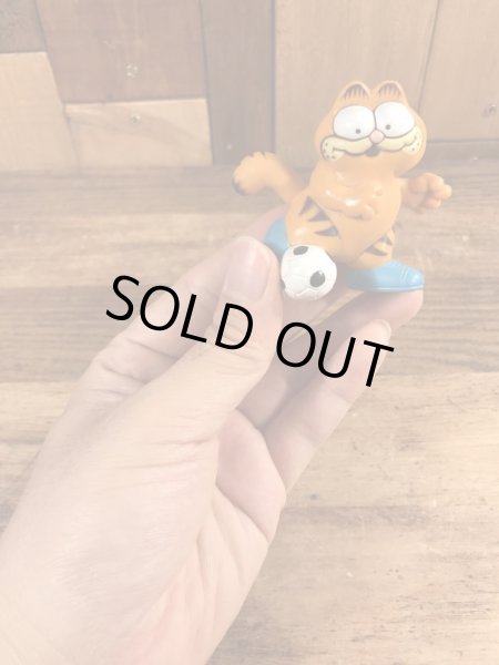 サッカーのガーフィールドのビンテージPVCフィギュア