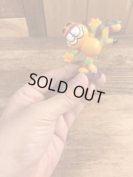 ガーフィールドのローラースケートのビンテージPVCフィギュア