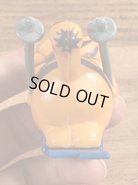 スキーのガーフィールドのヴィンテージPVC製フィギュア