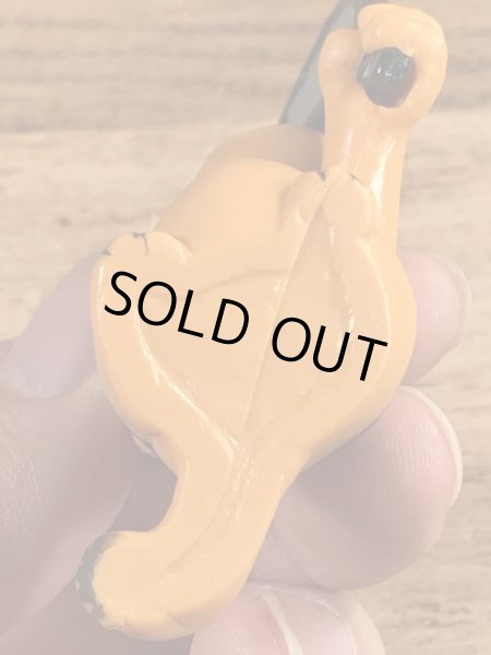 テニスのガーフィールドのヴィンテージPVC製フィギュア