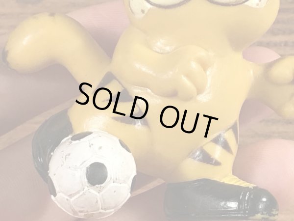 サッカーのガーフィールドのヴィンテージPVC製フィギュア