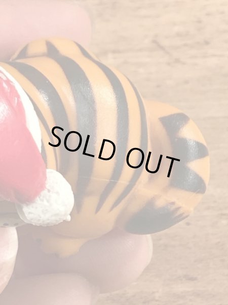 クリスマスのガーフィールドのヴィンテージPVC製フィギュア