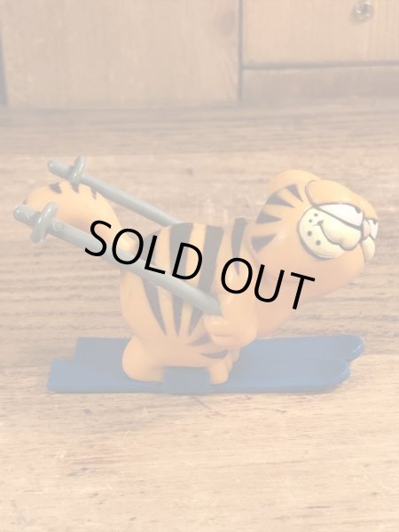 スキーのガーフィールドのビンテージPVCフィギュア