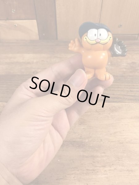 野球のガーフィールドのビンテージPVCフィギュア