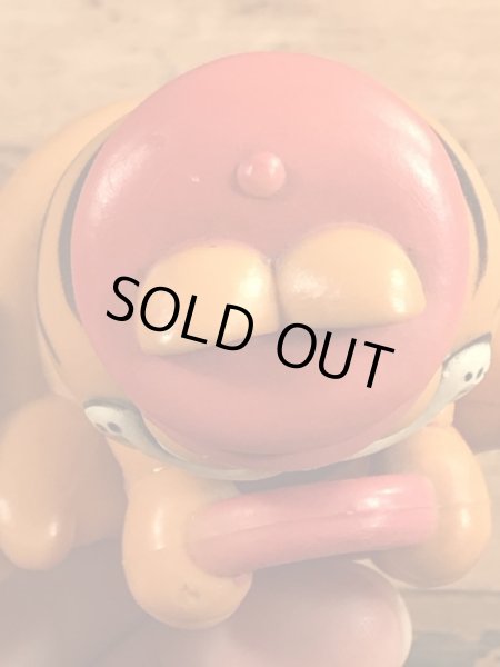 ドライバーのガーフィールドのビンテージPVCフィギュア