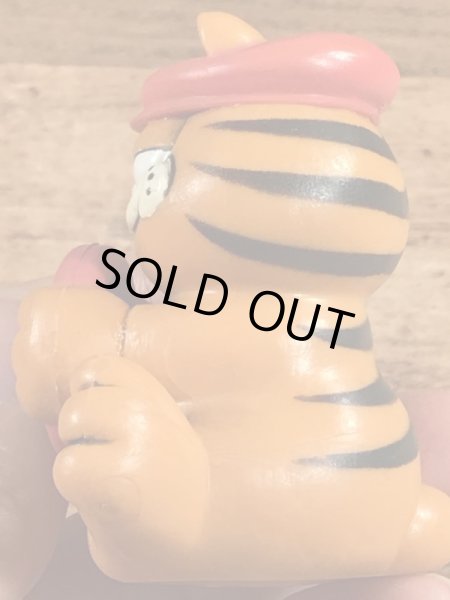 ドライバーのガーフィールドのビンテージPVCフィギュア