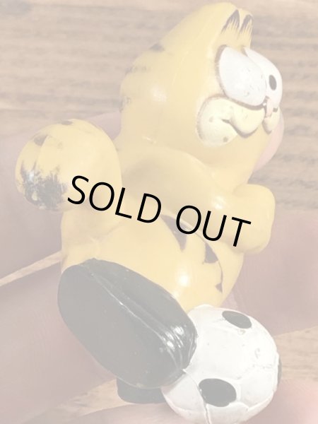 サッカーのガーフィールドのヴィンテージPVC製フィギュア