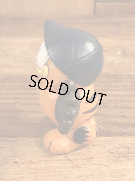 野球のガーフィールドのヴィンテージPVC製フィギュア