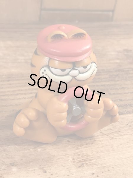 ドライバーのガーフィールドのビンテージPVCフィギュア