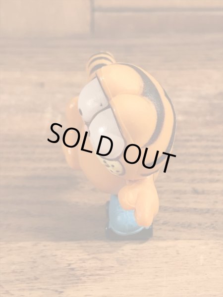 ローラースケートのガーフィールドのヴィンテージPVC製フィギュア