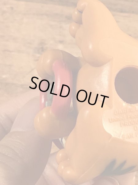 ドライバーのガーフィールドのヴィンテージPVC製フィギュア