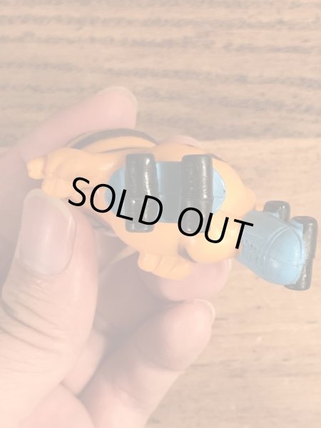 ローラースケートのガーフィールドのヴィンテージPVC製フィギュア