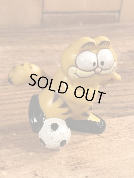 サッカーのガーフィールドのビンテージPVCフィギュア