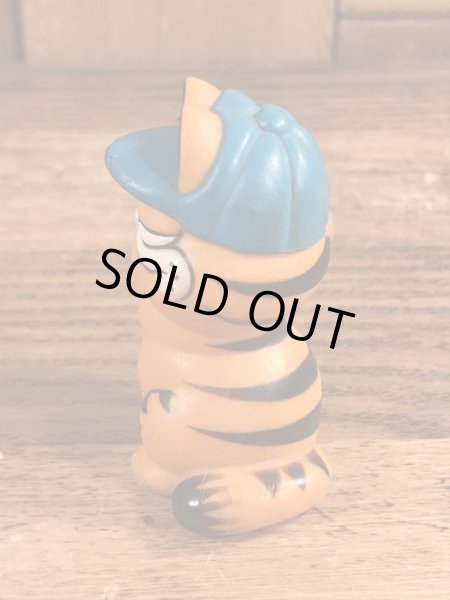 ビーチバレーのガーフィールドのヴィンテージPVC製フィギュア