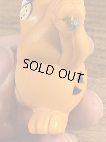 ゴルフのガーフィールドのヴィンテージPVC製フィギュア