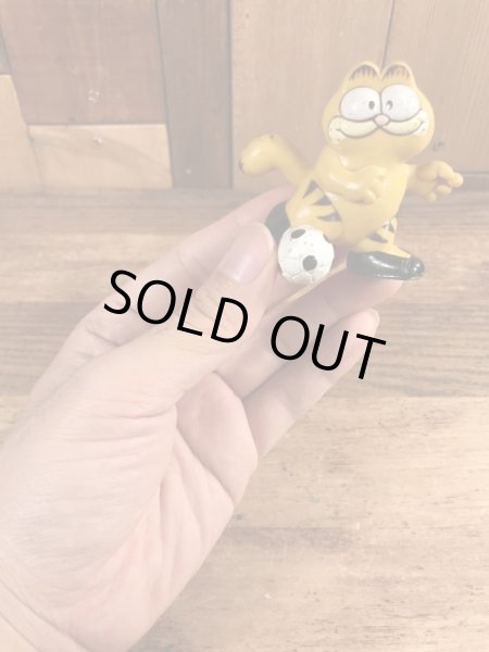 サッカーのガーフィールドのビンテージPVCフィギュア