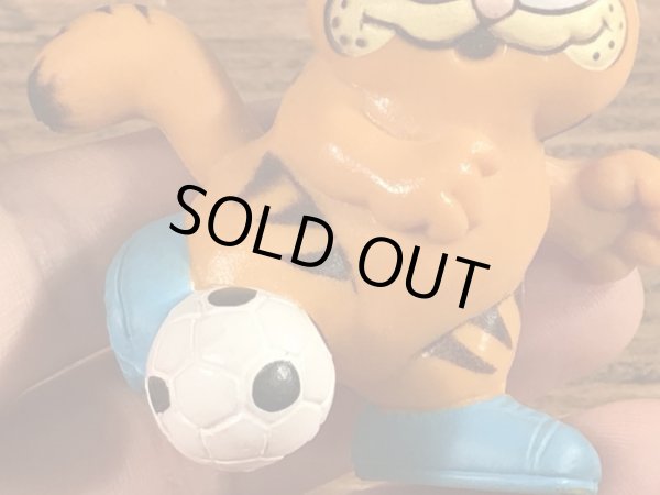 サッカーのガーフィールドのヴィンテージPVC製フィギュア