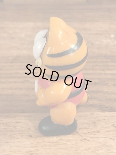 レスリングのガーフィールドのヴィンテージPVC製フィギュア