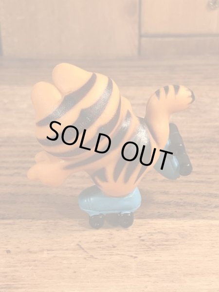 ローラースケートのガーフィールドのヴィンテージPVC製フィギュア