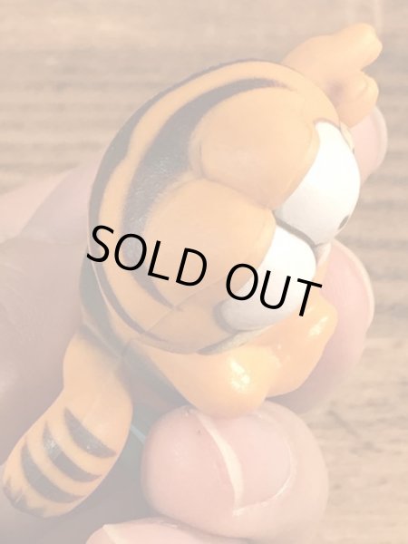 ローラースケートのガーフィールドのビンテージPVCフィギュア