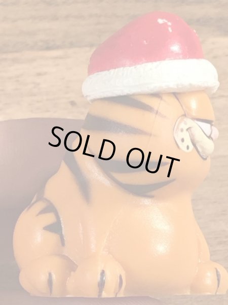 クリスマスのガーフィールドのヴィンテージPVC製フィギュア