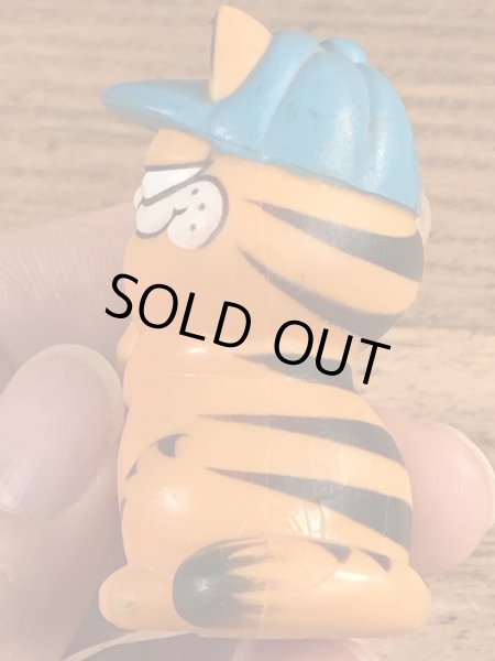 ビーチバレーのガーフィールドのヴィンテージPVC製フィギュア