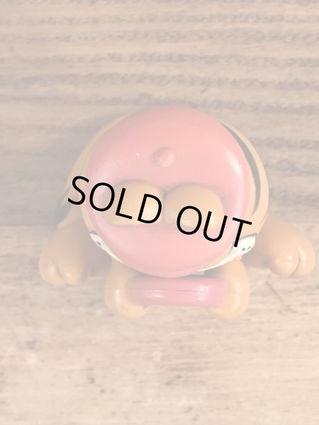 ドライバーのガーフィールドのビンテージPVCフィギュア