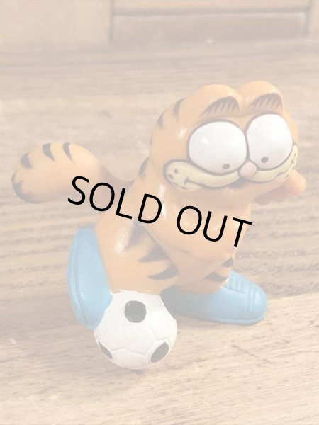 サッカーのガーフィールドのビンテージPVCフィギュア