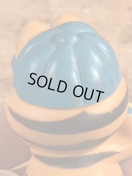 ビーチバレーのガーフィールドのヴィンテージPVC製フィギュア