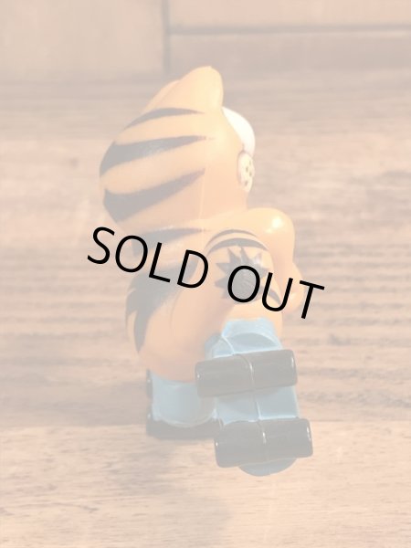 ローラースケートのガーフィールドのビンテージPVCフィギュア