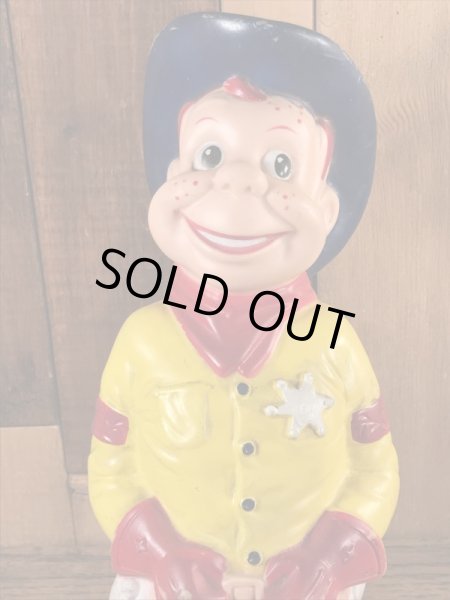 ハウディードゥーディーのソフビ製のビンテージスクイーズドール