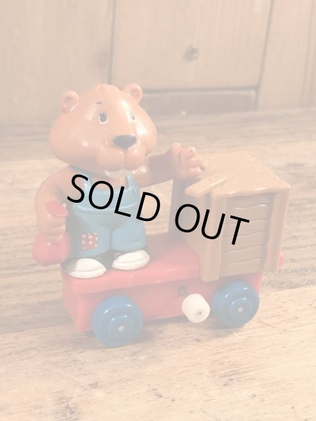 ゲットアロングギャングのビンゴビーバーのビンテージPVCフィギュア