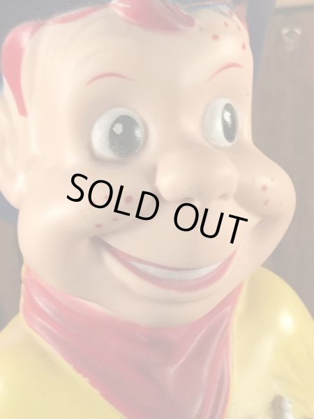 ハウディードゥーディーのソフビ製のビンテージスクイーズドール