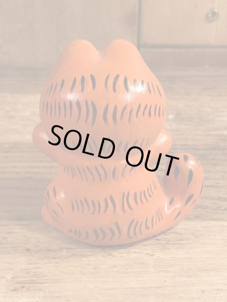 バスケットボールのガーフィールドのヴィンテージセラミックフィギュア