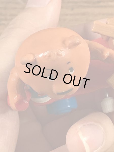 ゲットアロングギャングのビンゴビーバーのビンテージPVCフィギュア