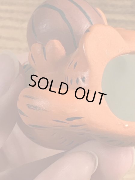 バスケットボールのガーフィールドのヴィンテージセラミックフィギュア