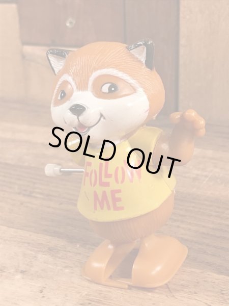 シャツテイルズのアライグマのヴィンテージゼンマイ式トイ