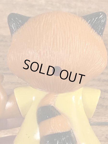 シャツテイルズのアライグマのヴィンテージゼンマイ式トイ