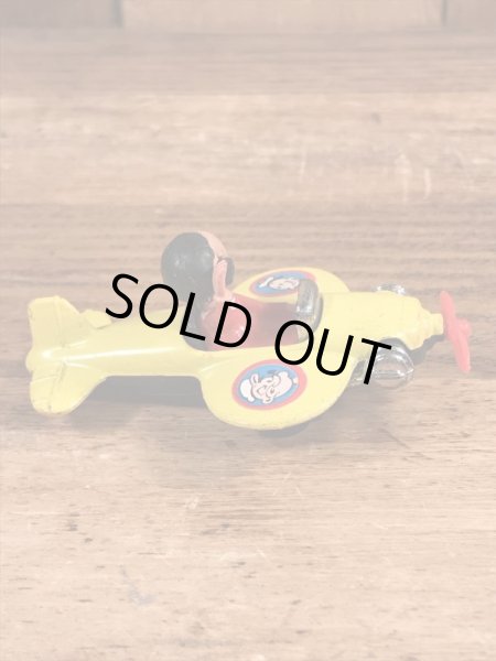 ポパイのオリーブのヴィンテージ飛行機型トイ