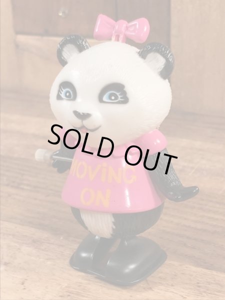 シャツテイルズのパンダのヴィンテージゼンマイ式トイ